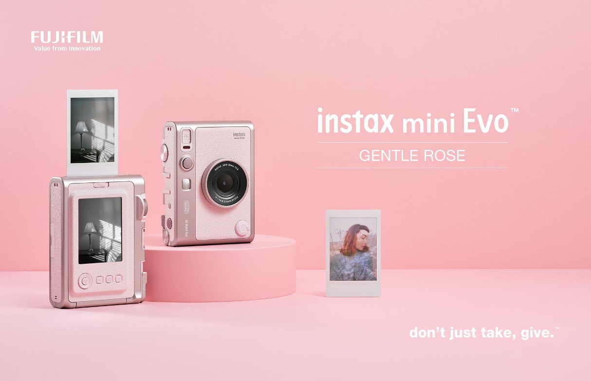 instax mini Evo 玫瑰粉