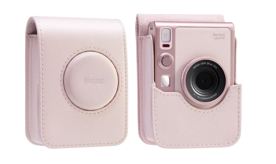 instax mini Evo 玫瑰粉同顏色專屬相機皮套